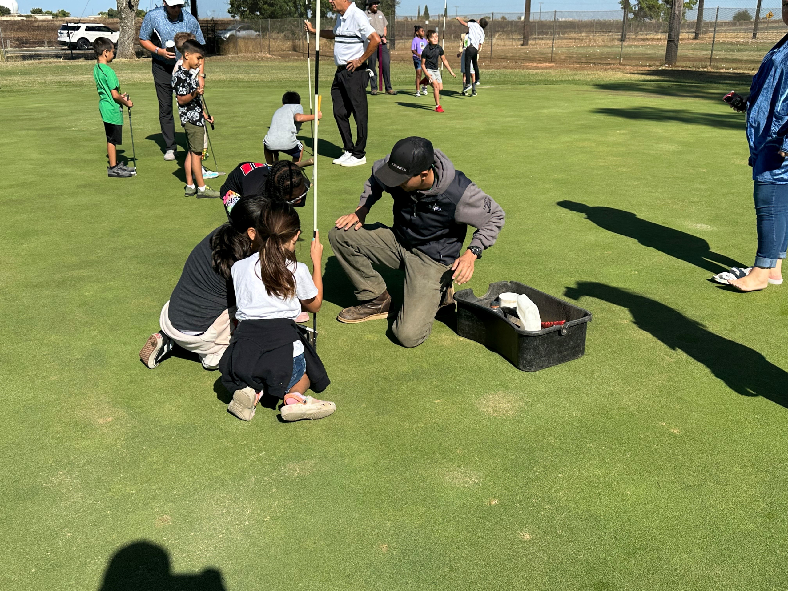 CourseCo | News (Recent News) - (September 2023) CourseCo News (Recent News) – (September 2023) Mather Golf Course Hosts Educational First Green Event For Local Third Graders (Event Image #1)