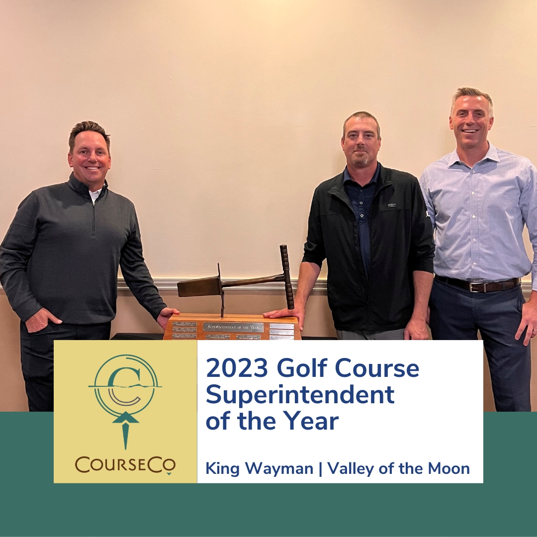 CourseCo awards 2023 golf course superintendent of the year